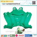 Inflatable Frog Design Waterproof Bath Mat Pillow